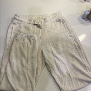 Aerie Cream Jogger Sweatpants